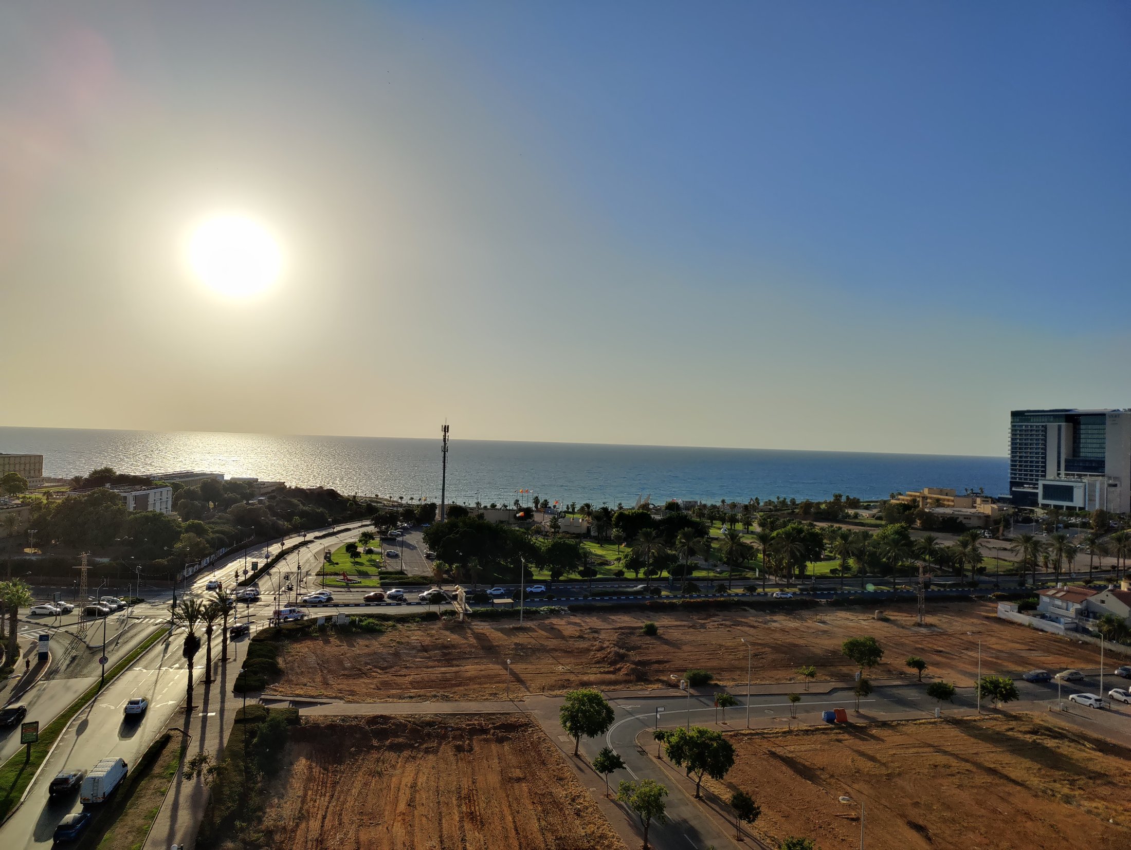 Sunset over Netanya, Israel