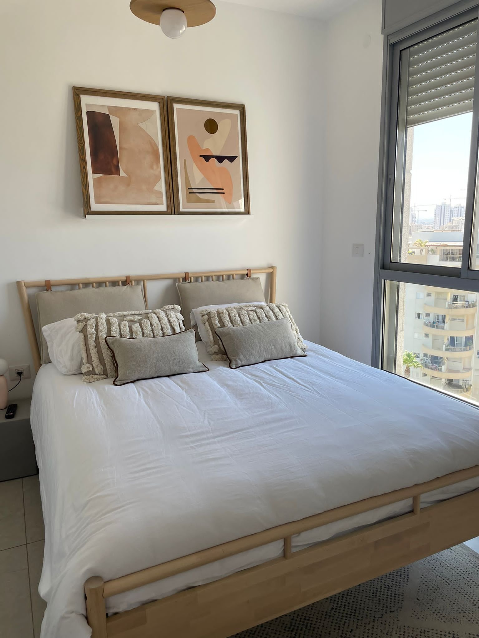 Master suite with king-size bed